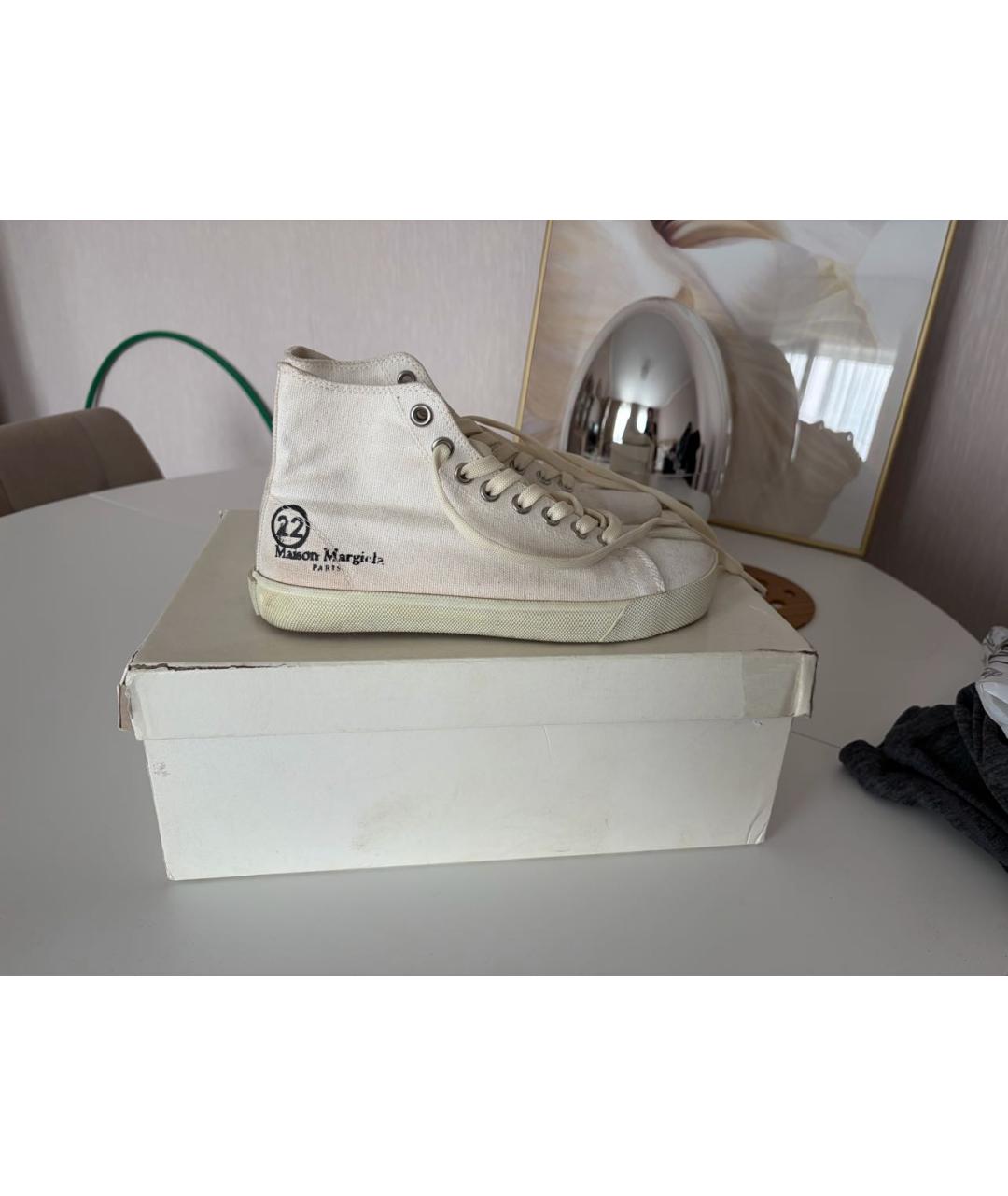 MAISON MARGIELA Белые кеды, фото 5