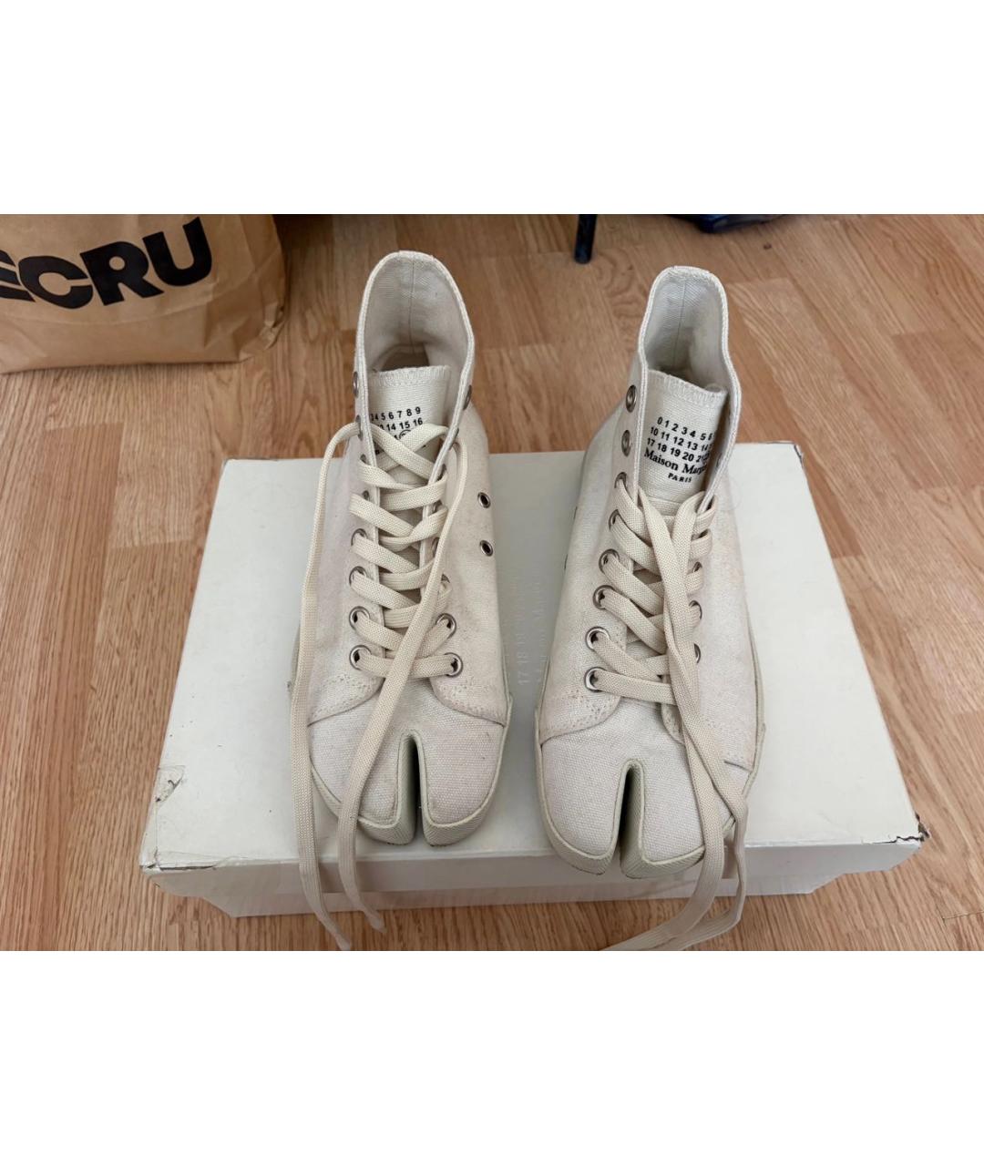 MAISON MARGIELA Белые кеды, фото 2