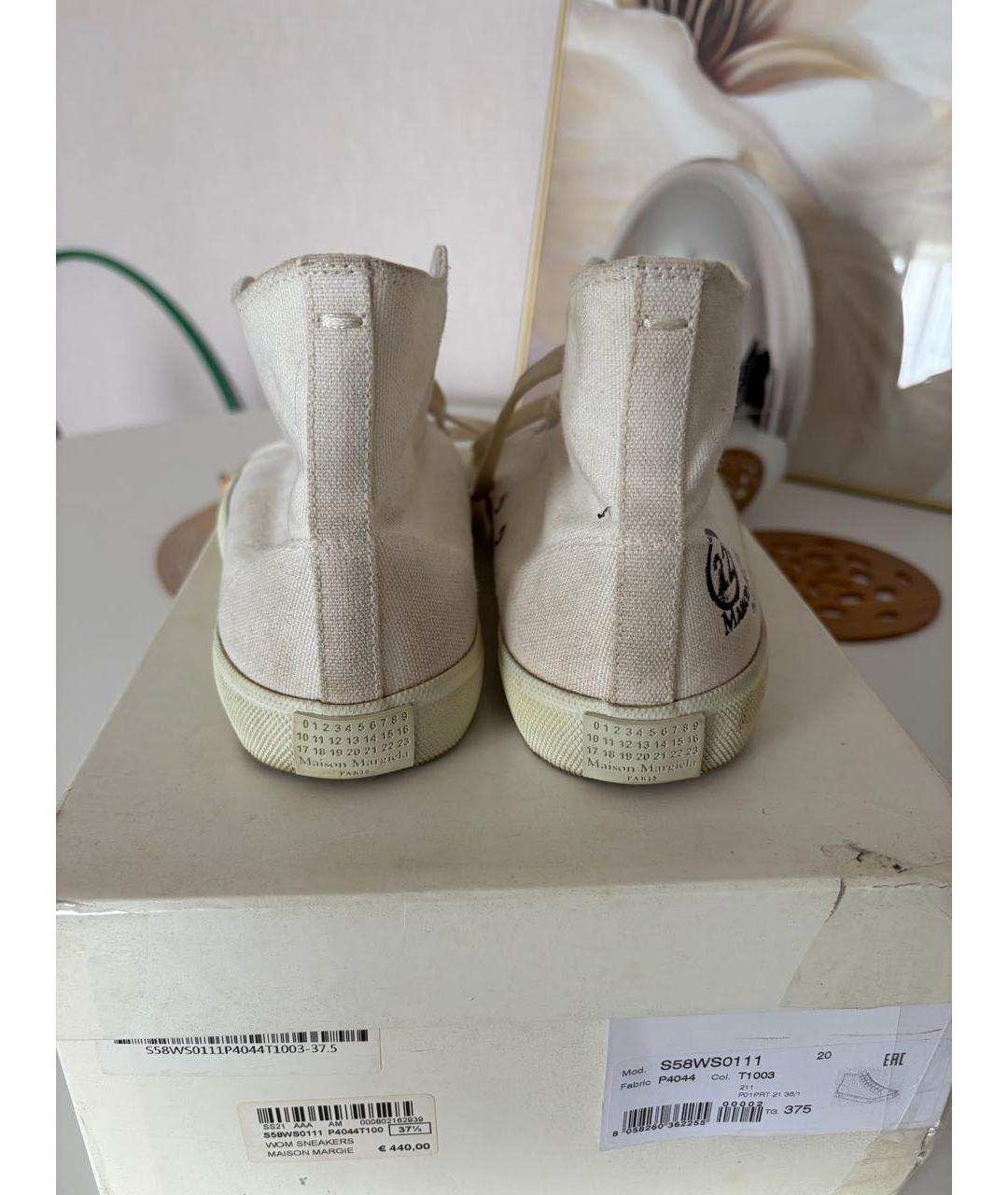 MAISON MARGIELA Белые кеды, фото 4