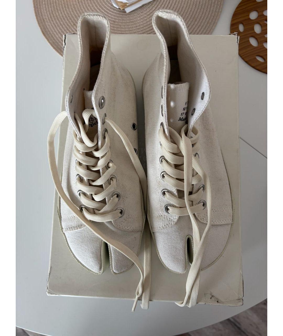 MAISON MARGIELA Белые кеды, фото 3