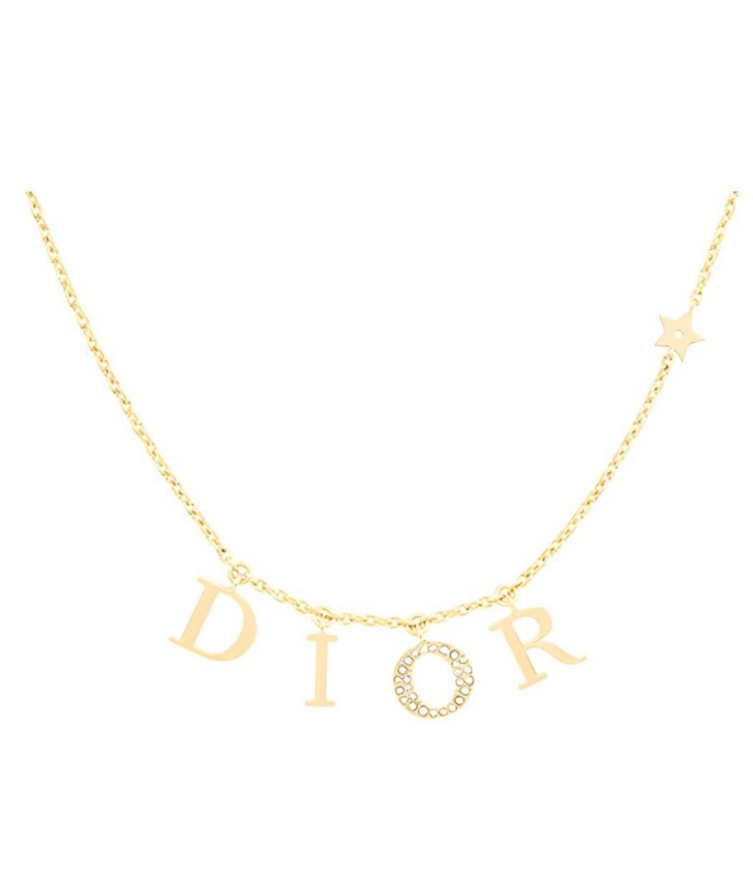 CHRISTIAN DIOR Золотая позолоченная подвеска, фото 1