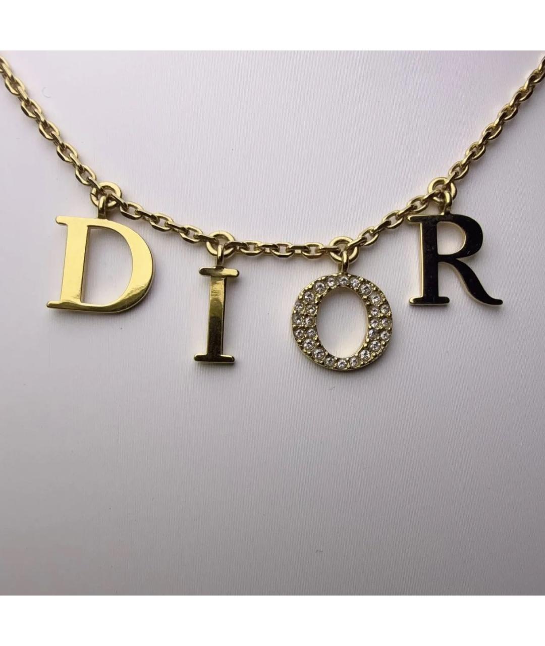 CHRISTIAN DIOR Золотая позолоченная подвеска, фото 3