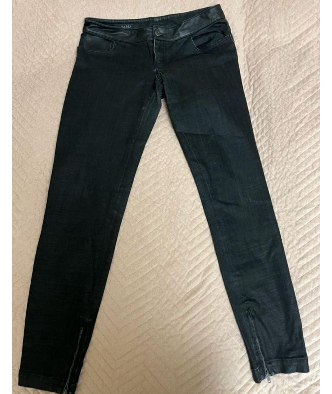 GUCCI Черные джинсы слим, фото 9