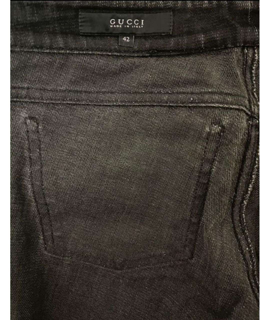 GUCCI Черные джинсы слим, фото 7