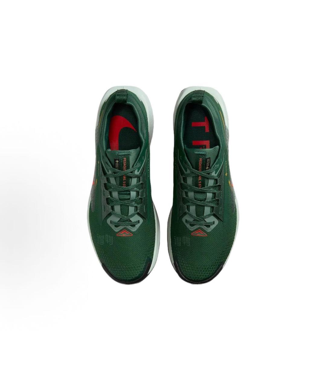 NIKE Зеленые низкие кроссовки / кеды, фото 3
