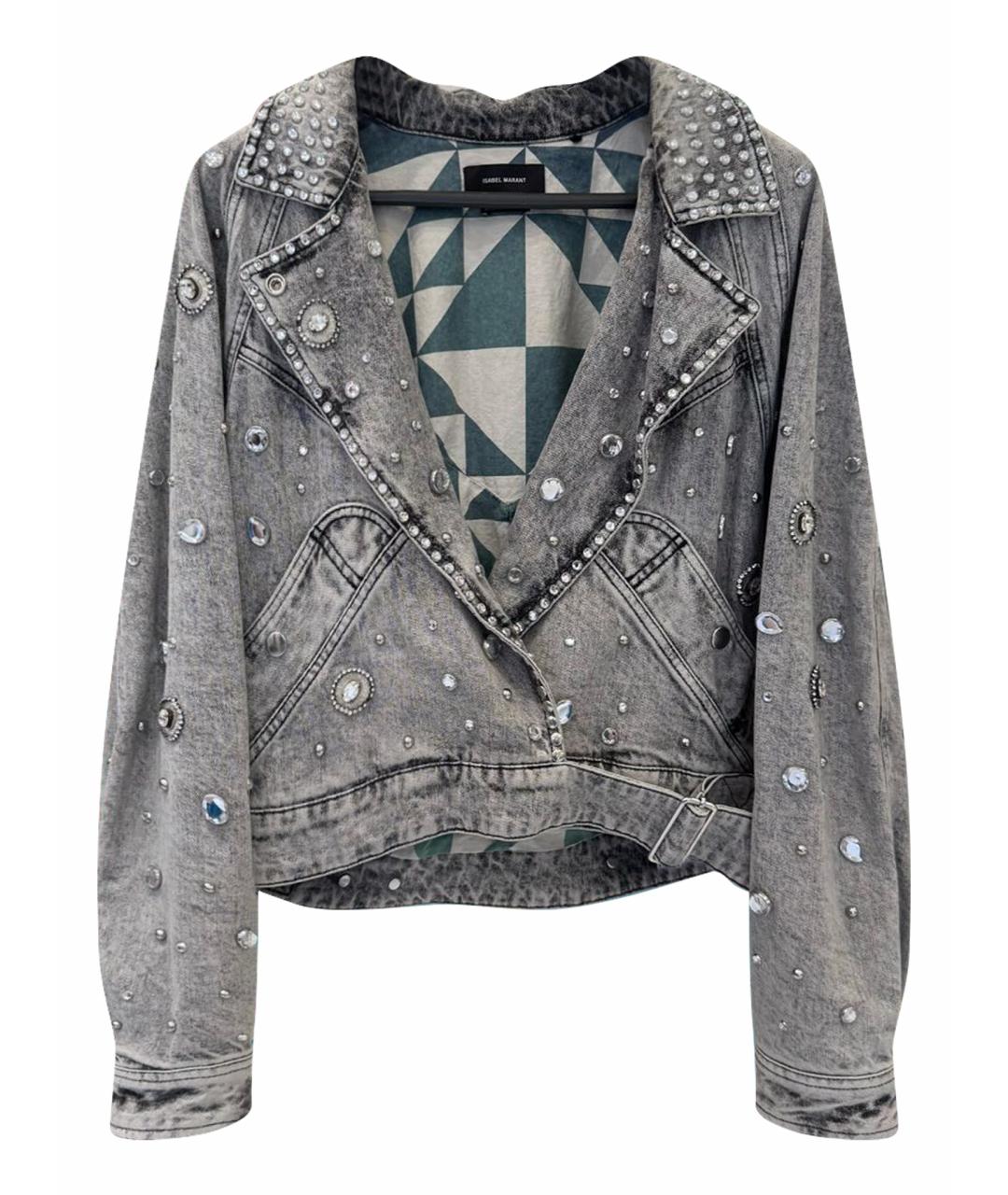 ISABEL MARANT Серая деним куртка, фото 1