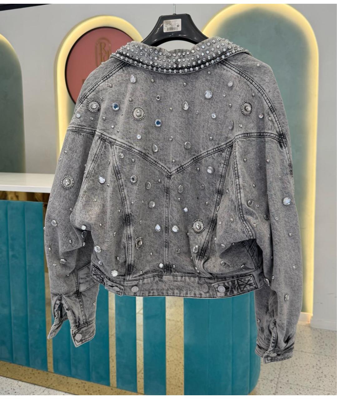ISABEL MARANT Серая деним куртка, фото 3