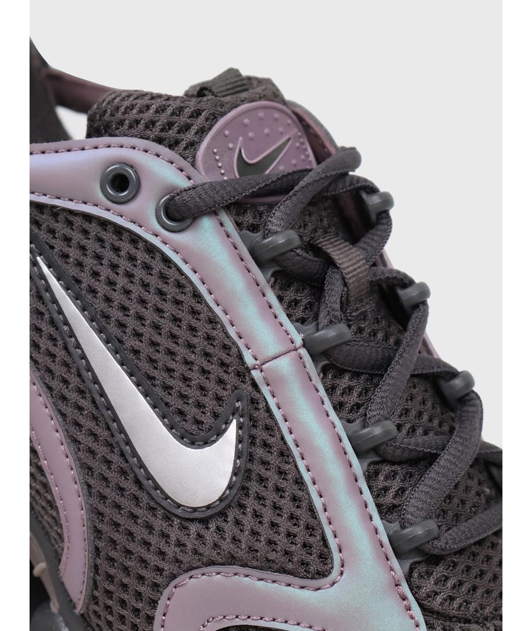 NIKE Черные текстильные низкие кроссовки / кеды, фото 4