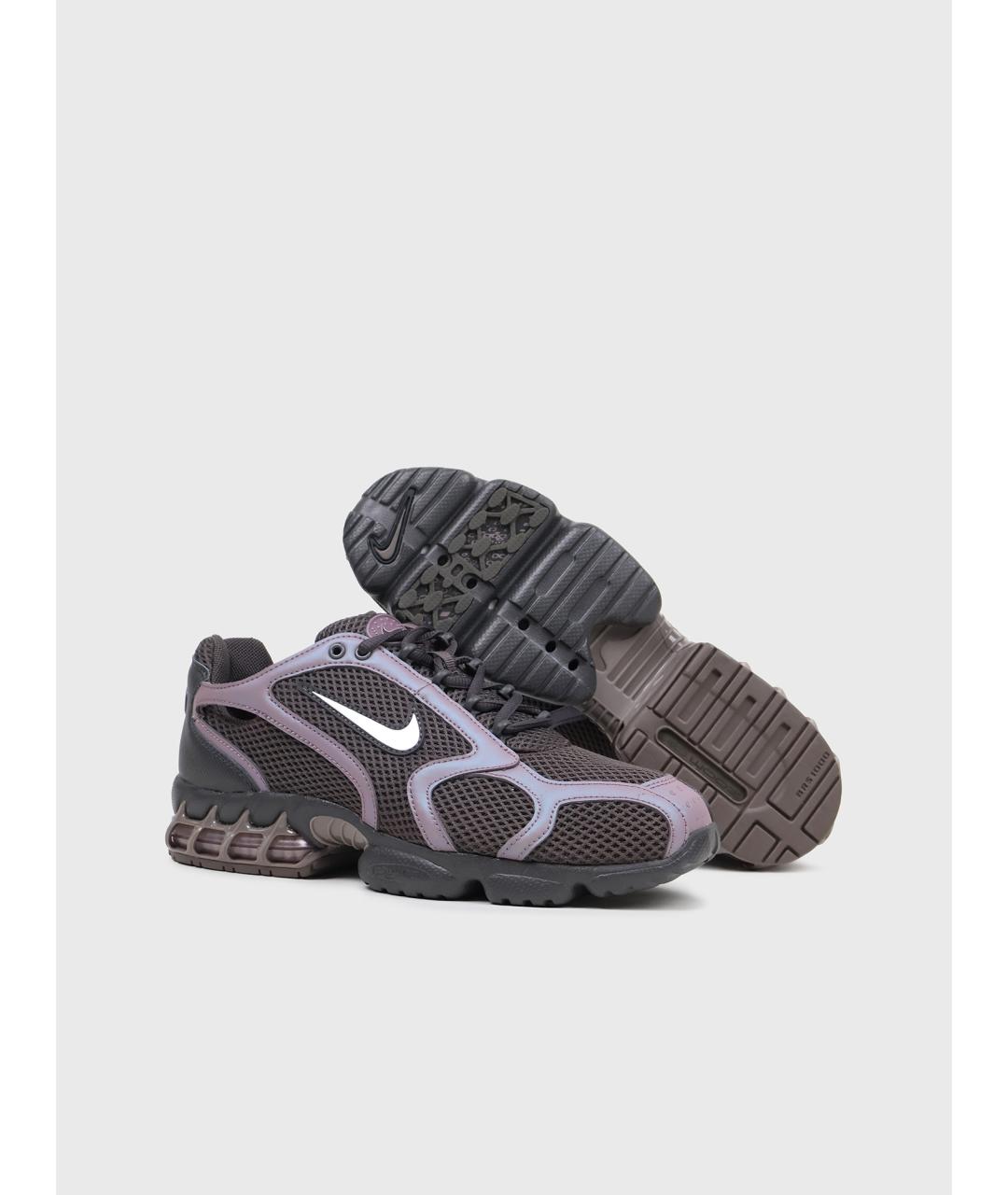 NIKE Черные текстильные низкие кроссовки / кеды, фото 3