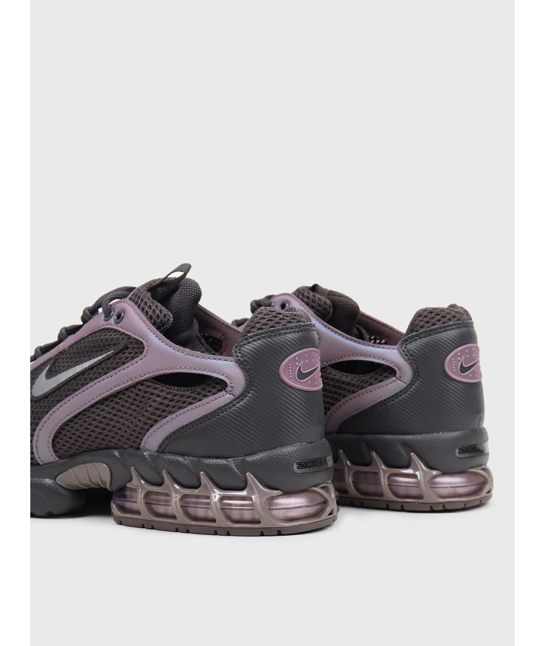 NIKE Черные текстильные низкие кроссовки / кеды, фото 5