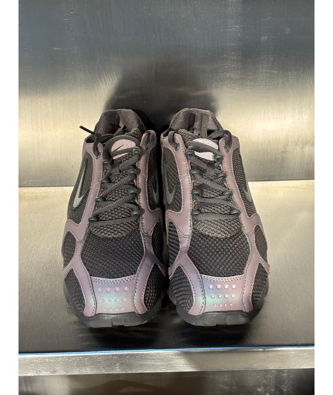 NIKE Черные текстильные низкие кроссовки / кеды, фото 9