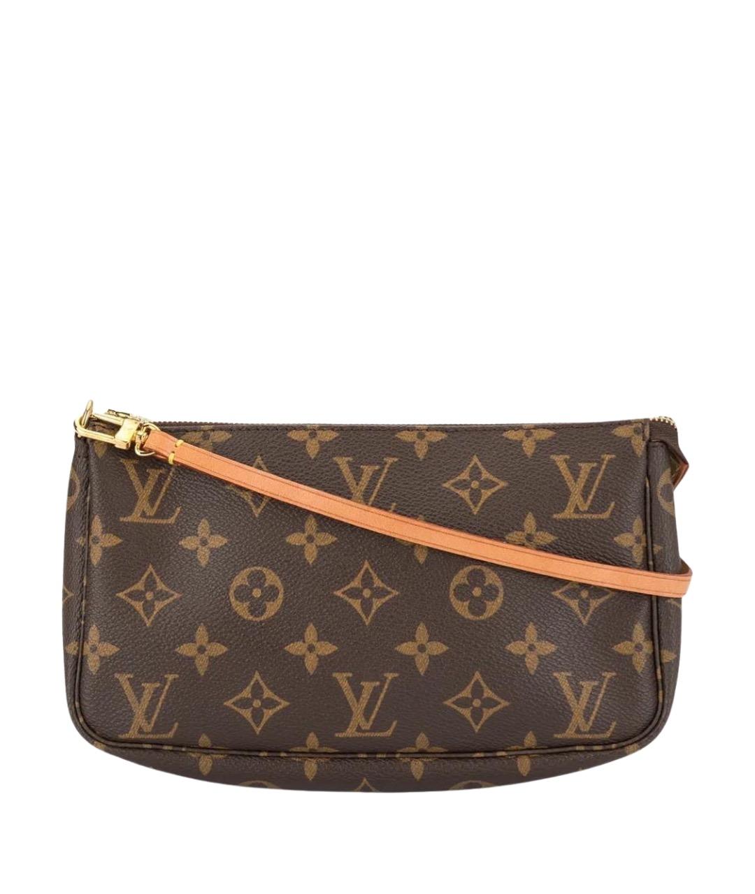 LOUIS VUITTON Коричневая канва сумка с короткими ручками, фото 1