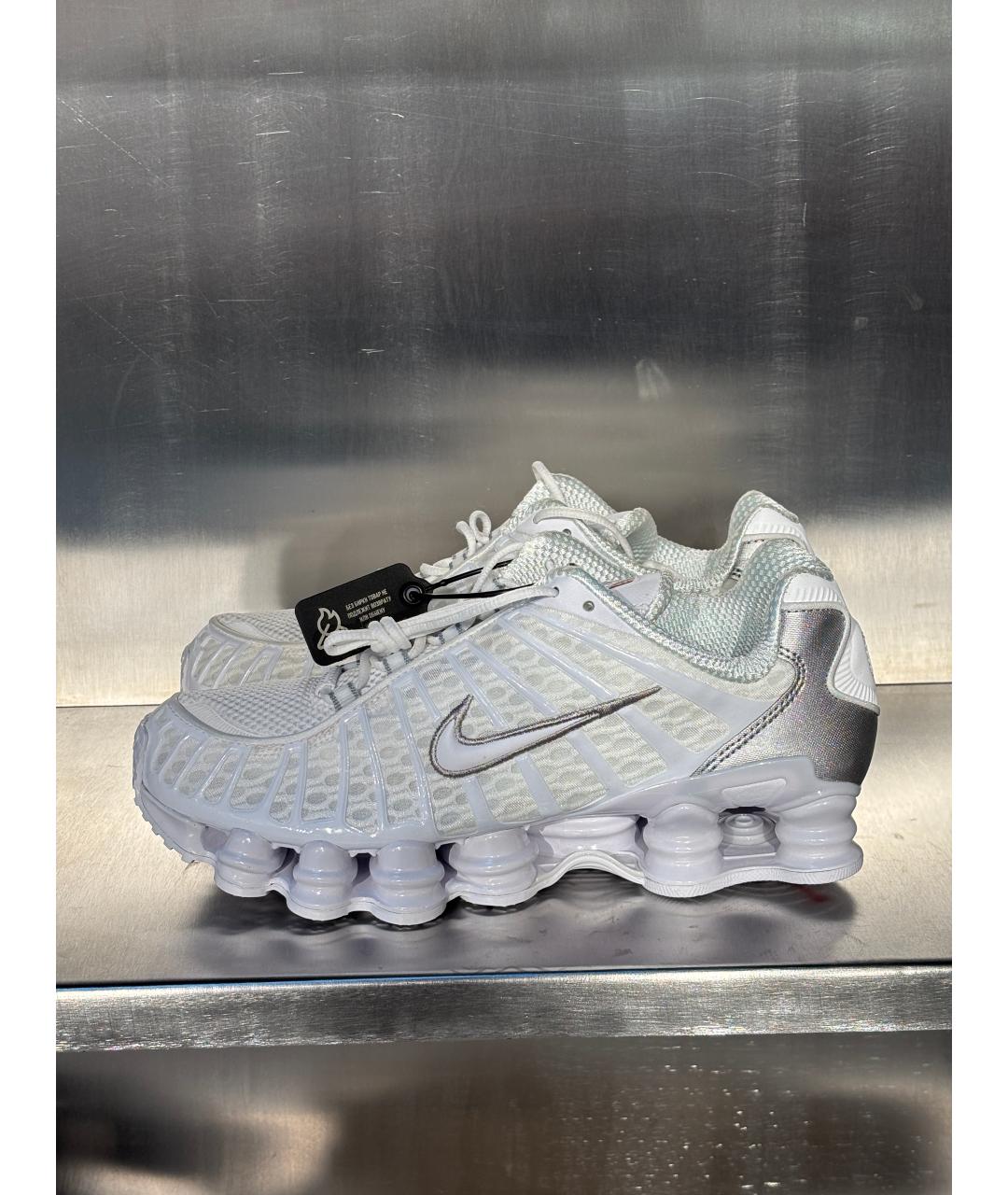 NIKE Белые синтетические низкие кроссовки / кеды, фото 6