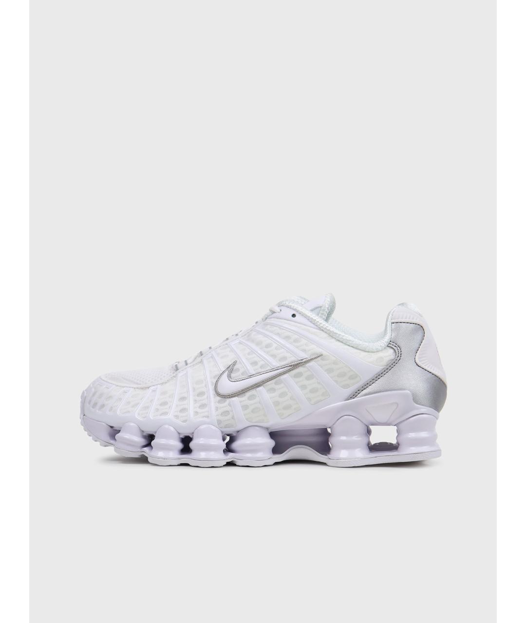 NIKE Белые синтетические низкие кроссовки / кеды, фото 10