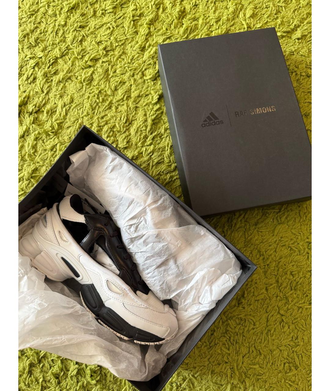 ADIDAS X RAF SIMONS Белые низкие кроссовки / кеды, фото 5