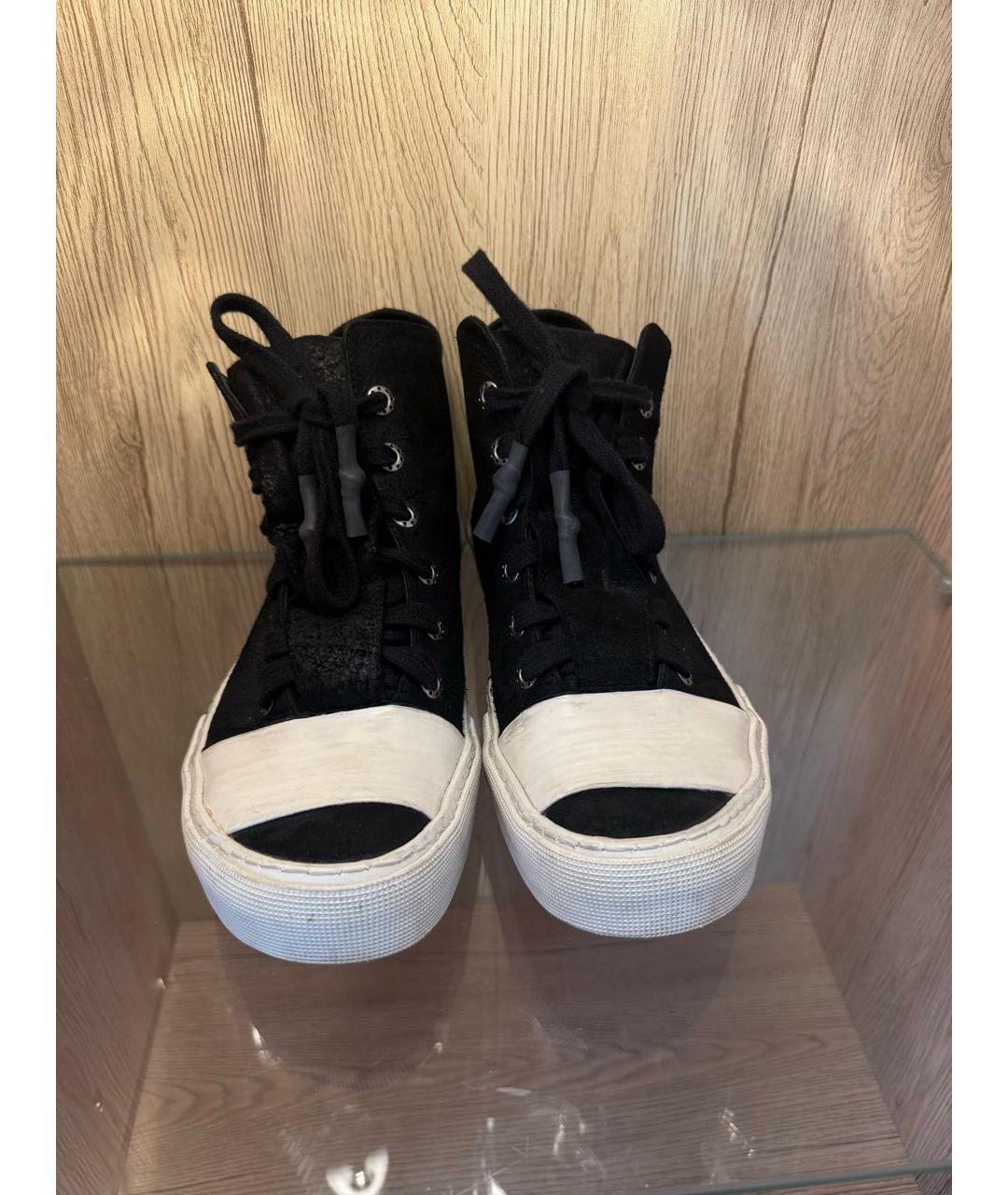 BORIS BIDJAN Черные кеды, фото 2