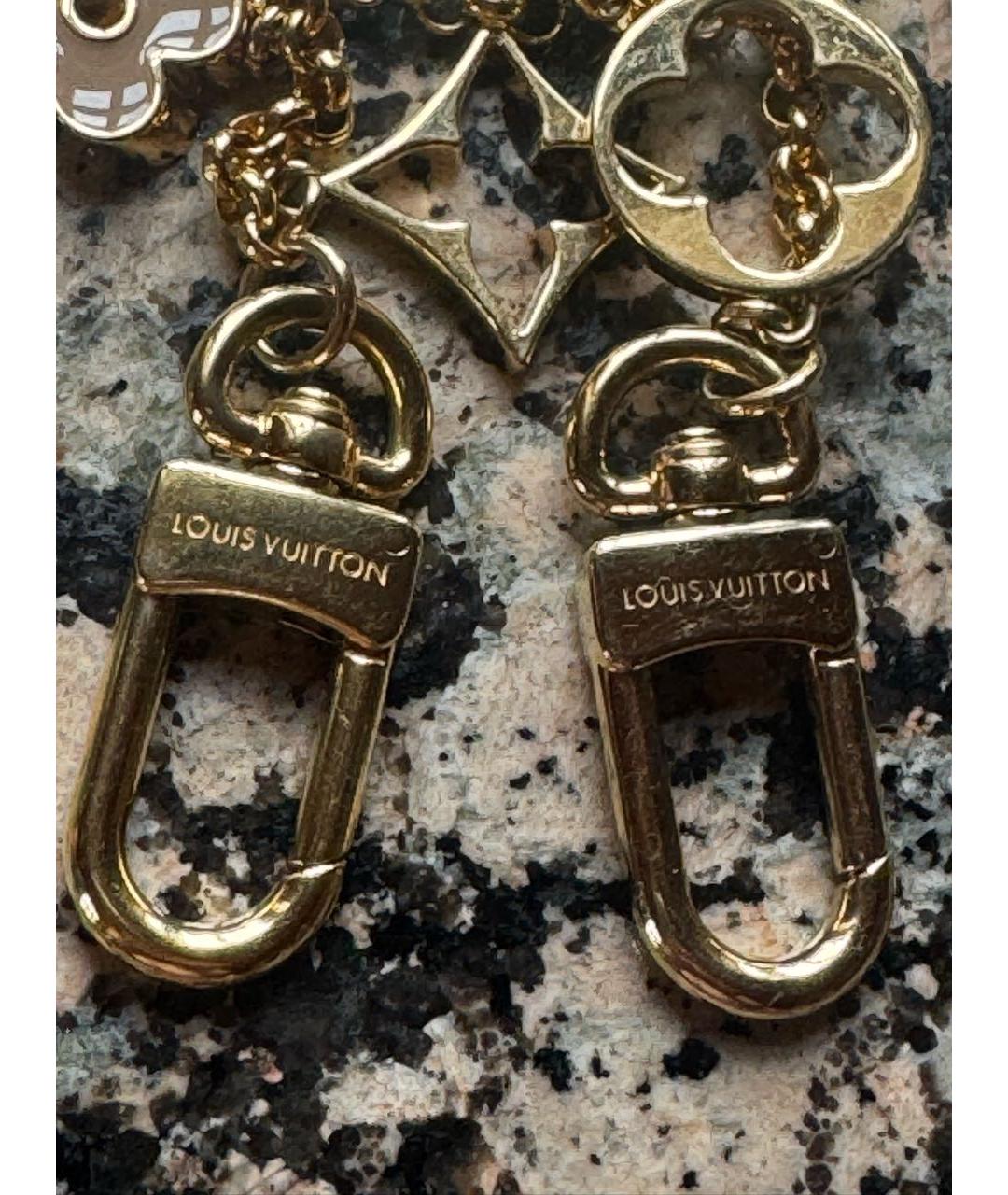 LOUIS VUITTON Золотой брелок, фото 3