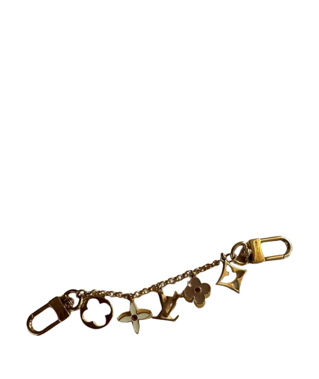 LOUIS VUITTON Золотой брелок, фото 1