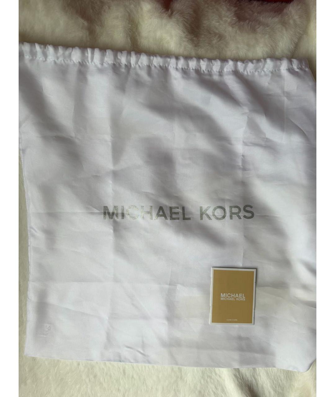 MICHAEL KORS Белая канва сумка тоут, фото 5