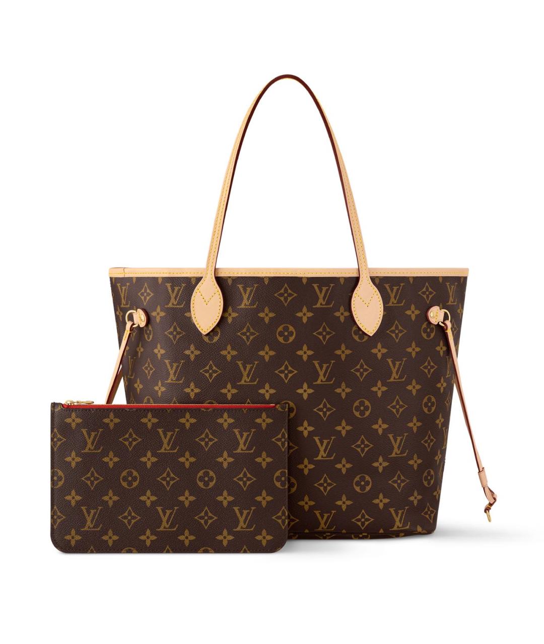 LOUIS VUITTON Коричневая канва сумка через плечо, фото 9