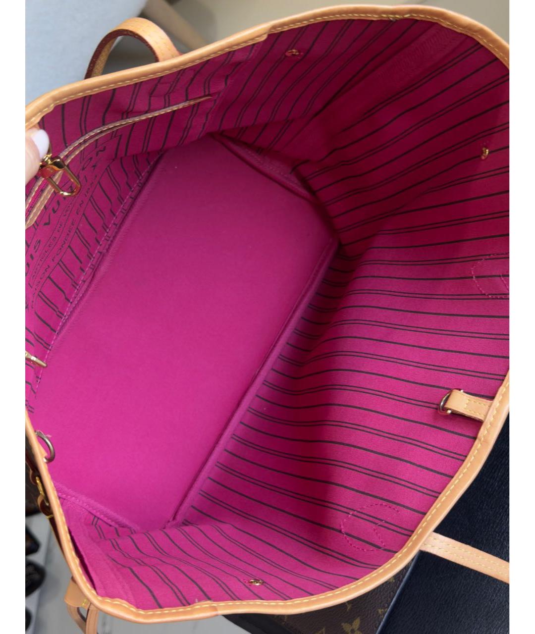 LOUIS VUITTON Коричневая канва сумка через плечо, фото 3