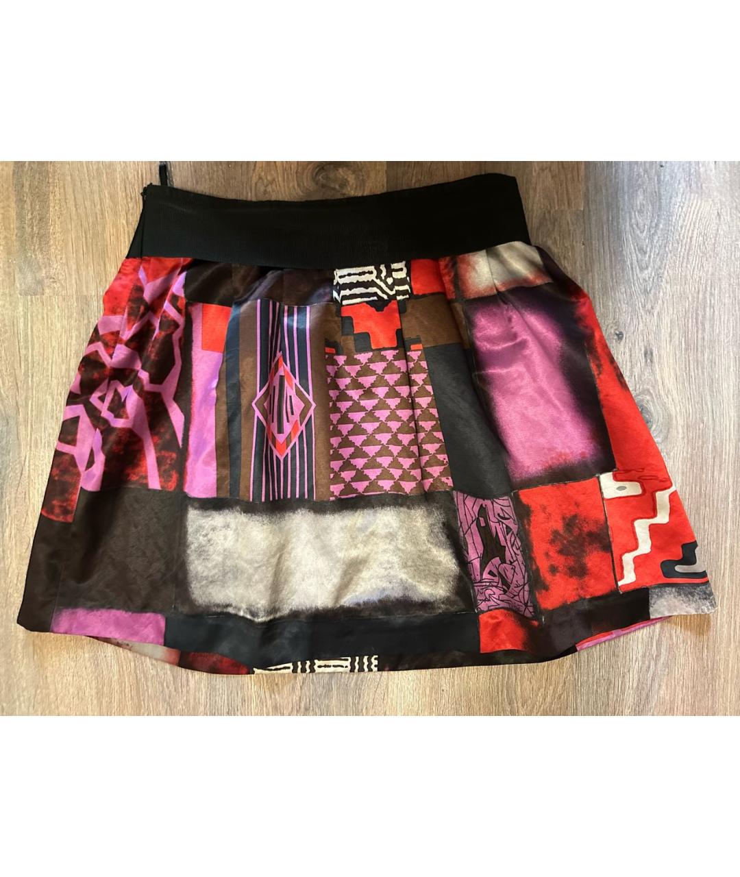 ETRO Мульти вискозная юбка мини, фото 2
