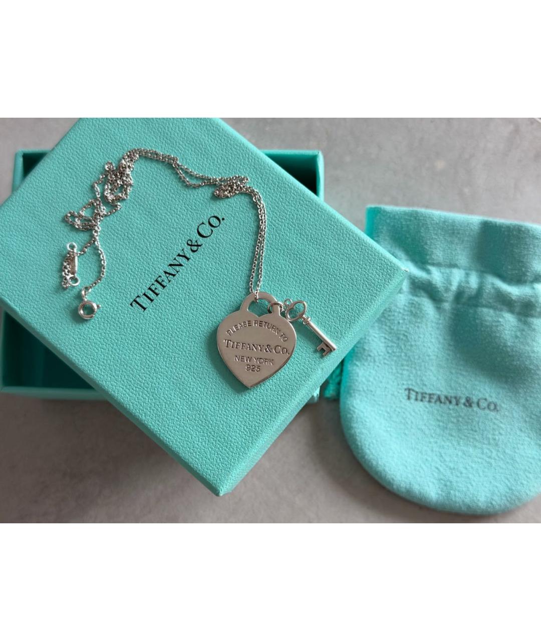 TIFFANY&CO Серебряное серебряное колье, фото 3