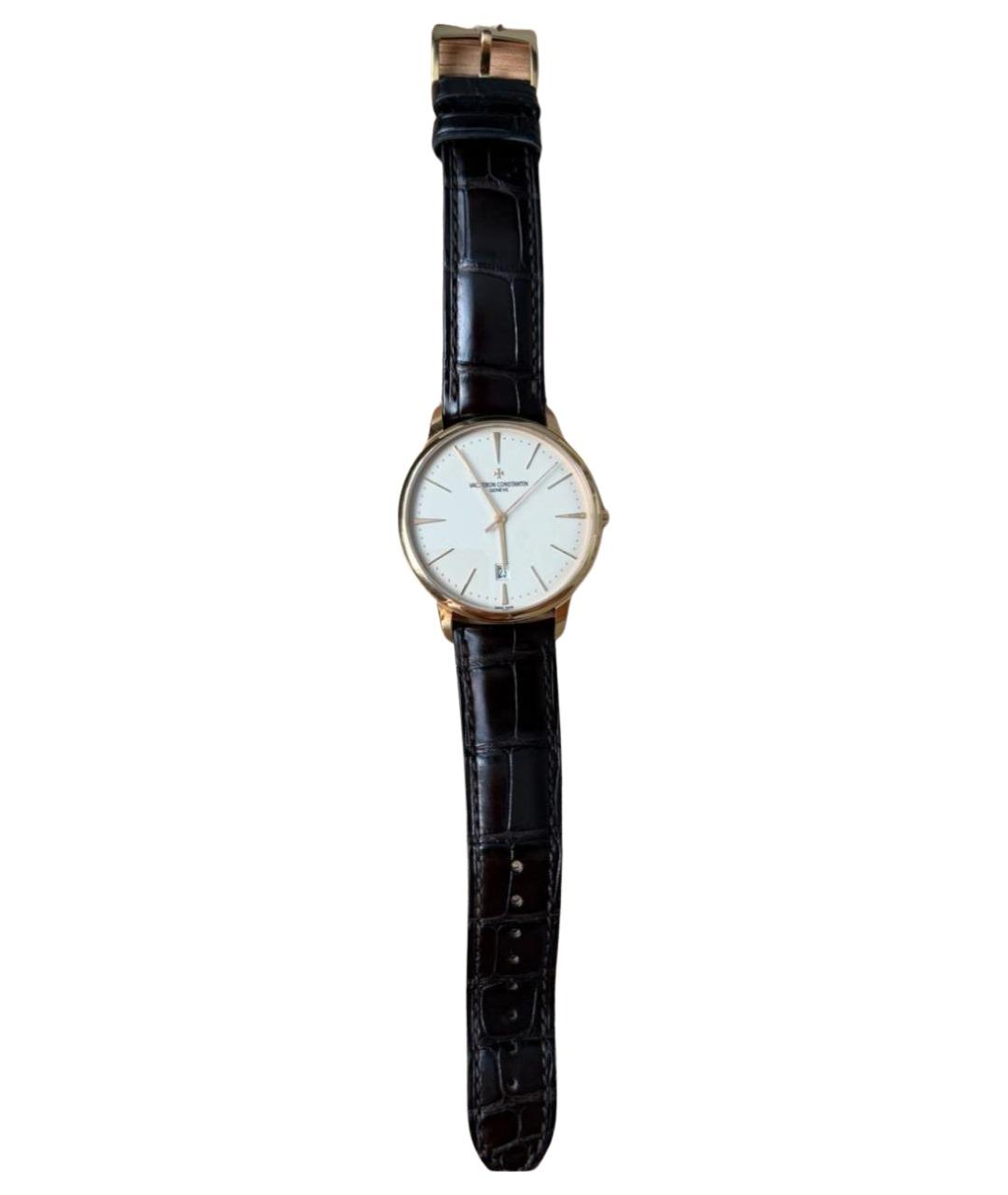 VACHERON CONSTANTIN Черные часы из желтого золота, фото 1