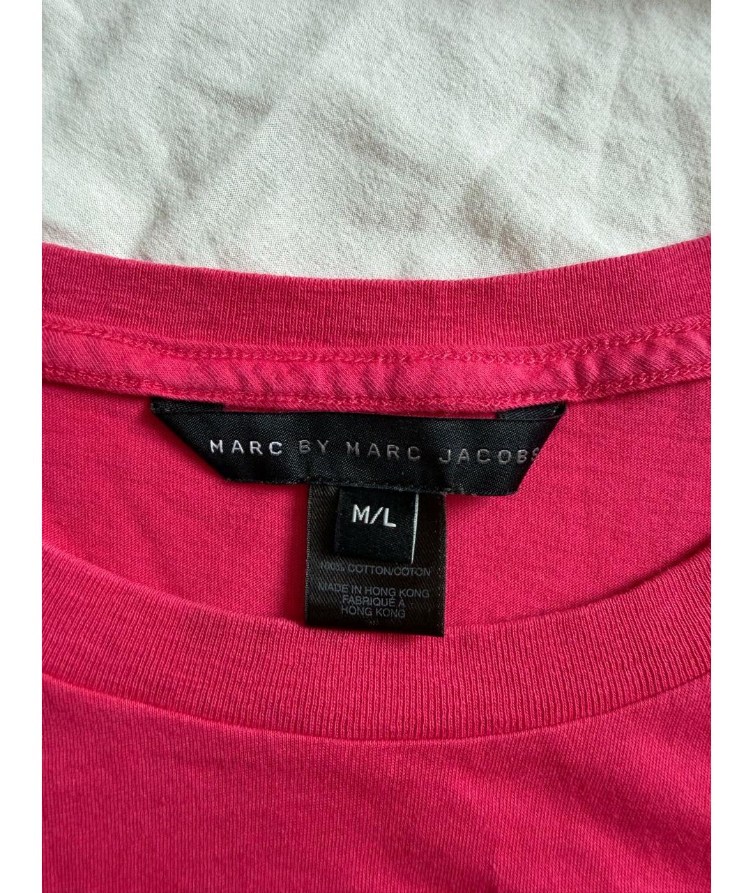 MARC BY MARC JACOBS Розовое хлопковое повседневное платье, фото 3