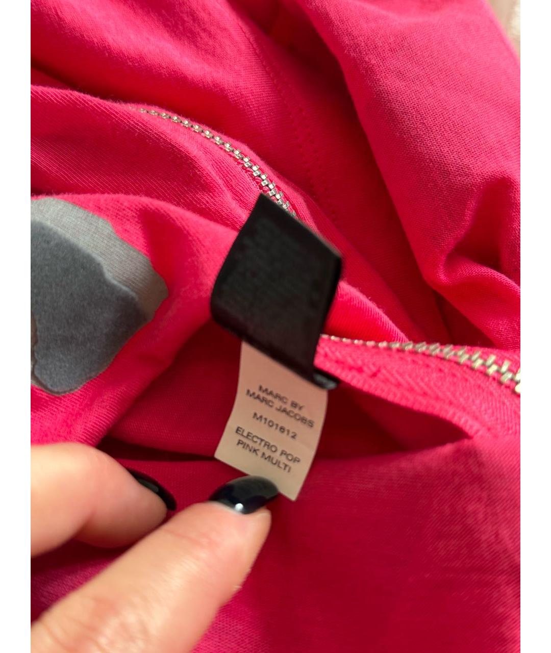 MARC BY MARC JACOBS Розовое хлопковое повседневное платье, фото 5