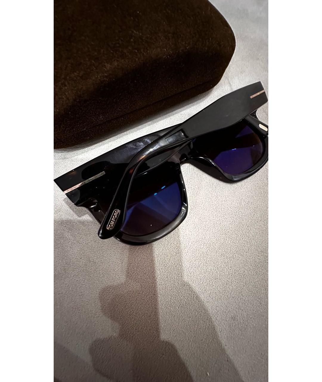 TOM FORD Коричневые пластиковые солнцезащитные очки, фото 2