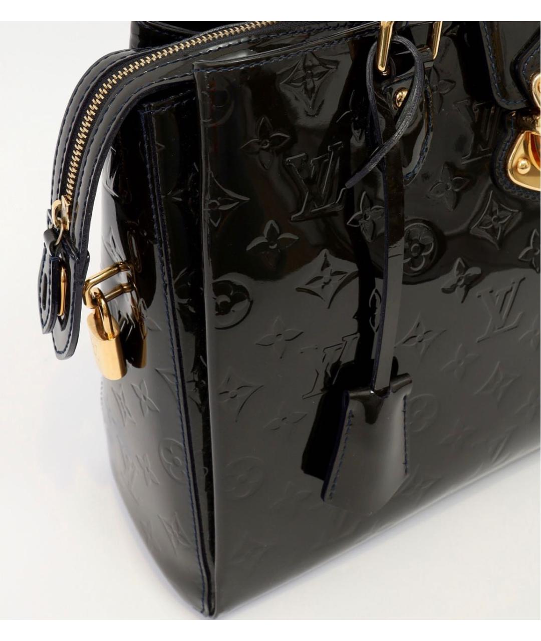 LOUIS VUITTON Фиолетовая сумка с короткими ручками из лакированной кожи, фото 5