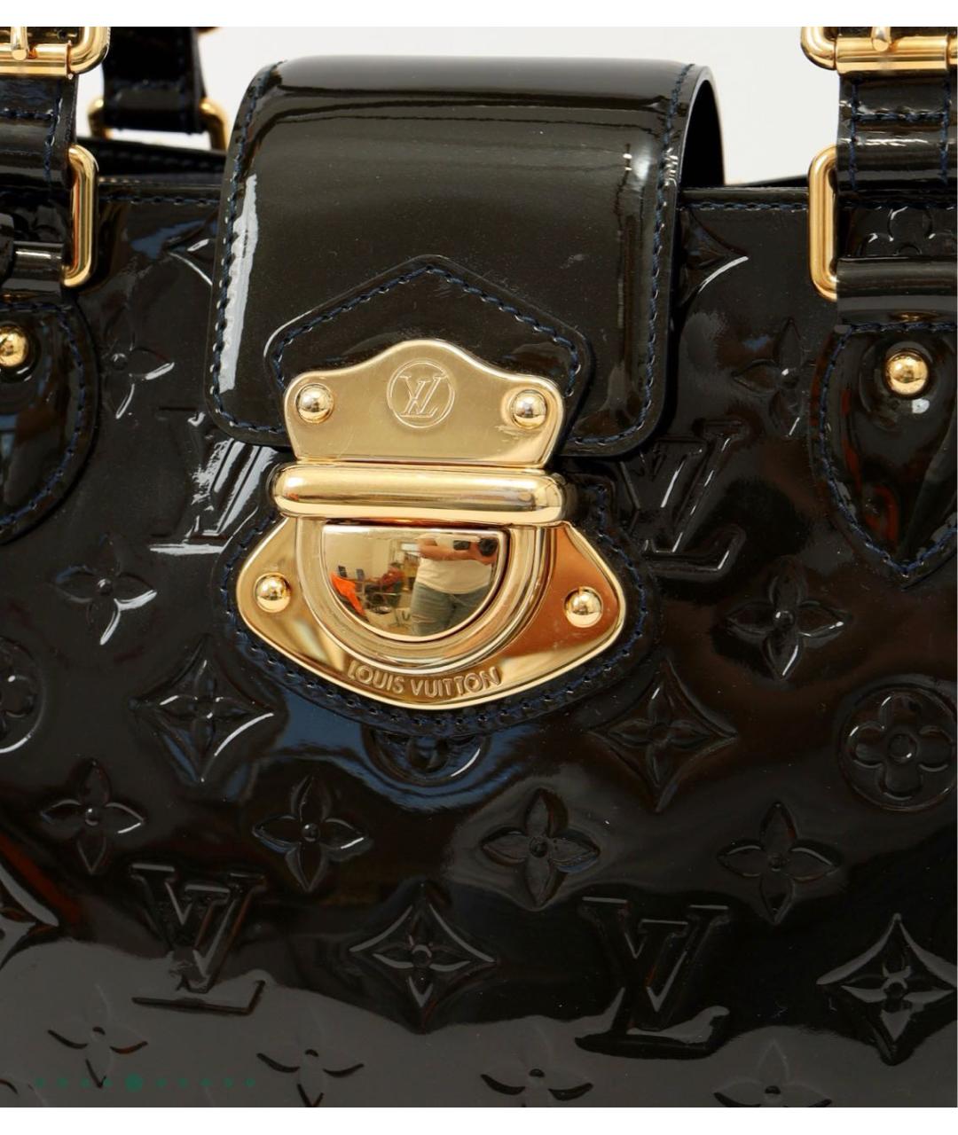 LOUIS VUITTON Фиолетовая сумка с короткими ручками из лакированной кожи, фото 6