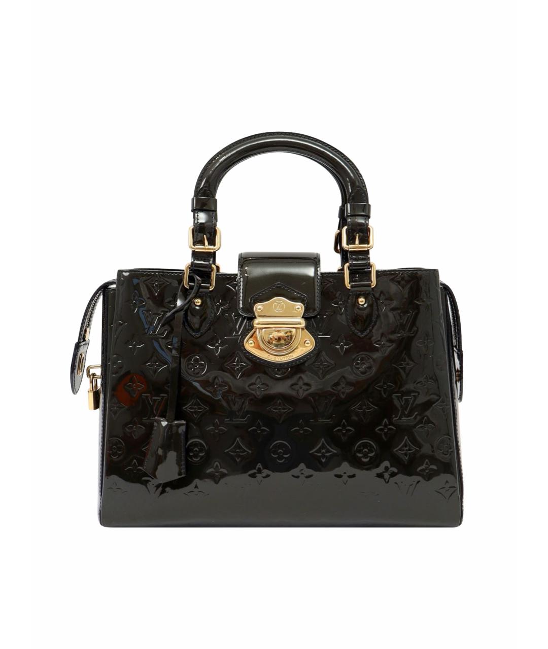 LOUIS VUITTON Фиолетовая сумка с короткими ручками из лакированной кожи, фото 1
