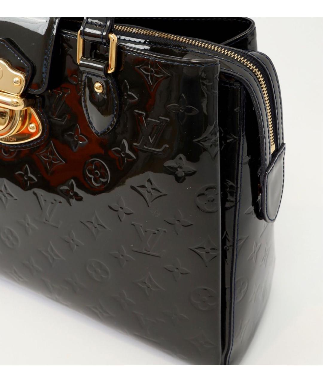 LOUIS VUITTON Фиолетовая сумка с короткими ручками из лакированной кожи, фото 4