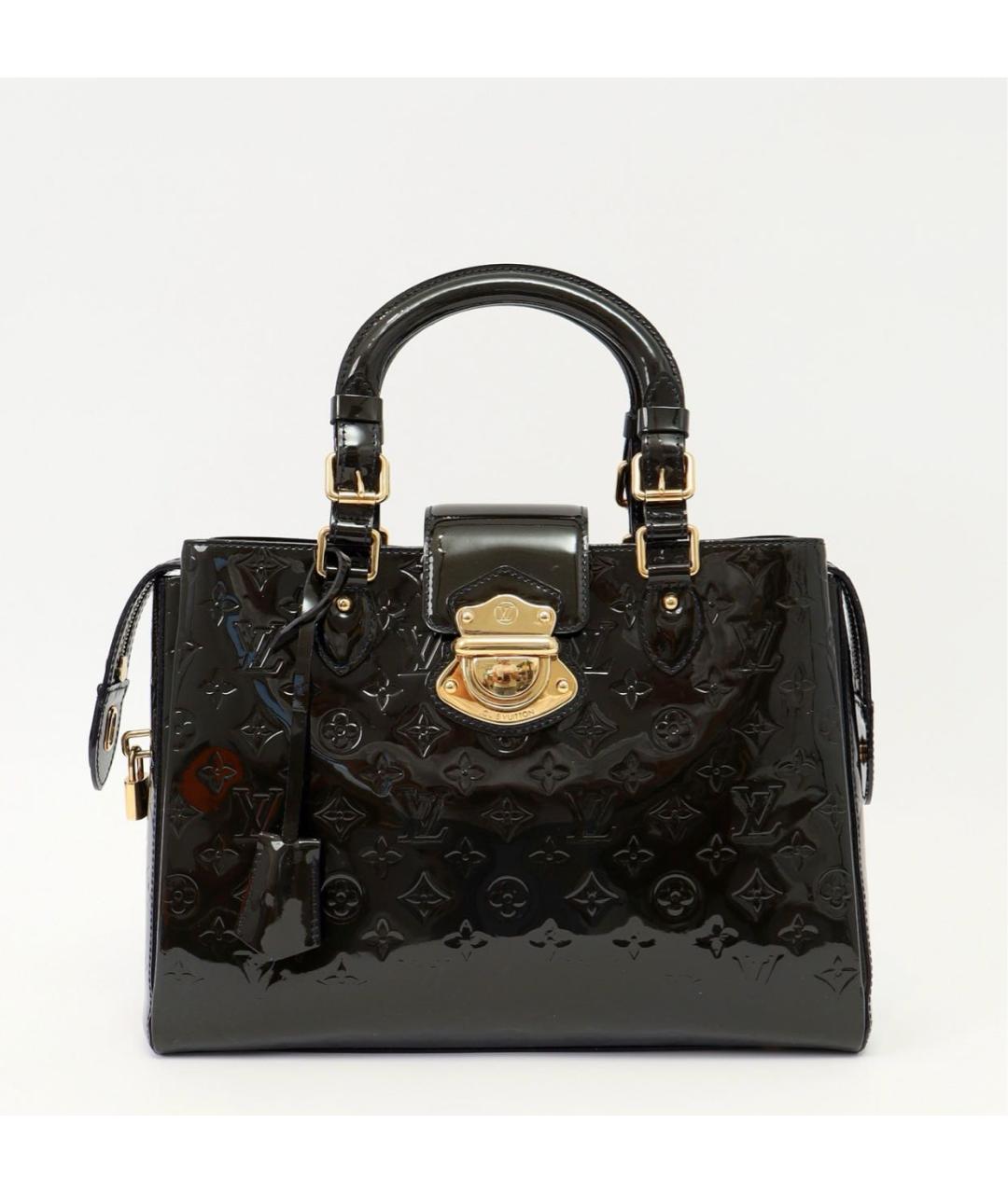 LOUIS VUITTON Фиолетовая сумка с короткими ручками из лакированной кожи, фото 9