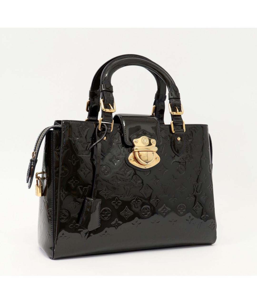 LOUIS VUITTON Фиолетовая сумка с короткими ручками из лакированной кожи, фото 8