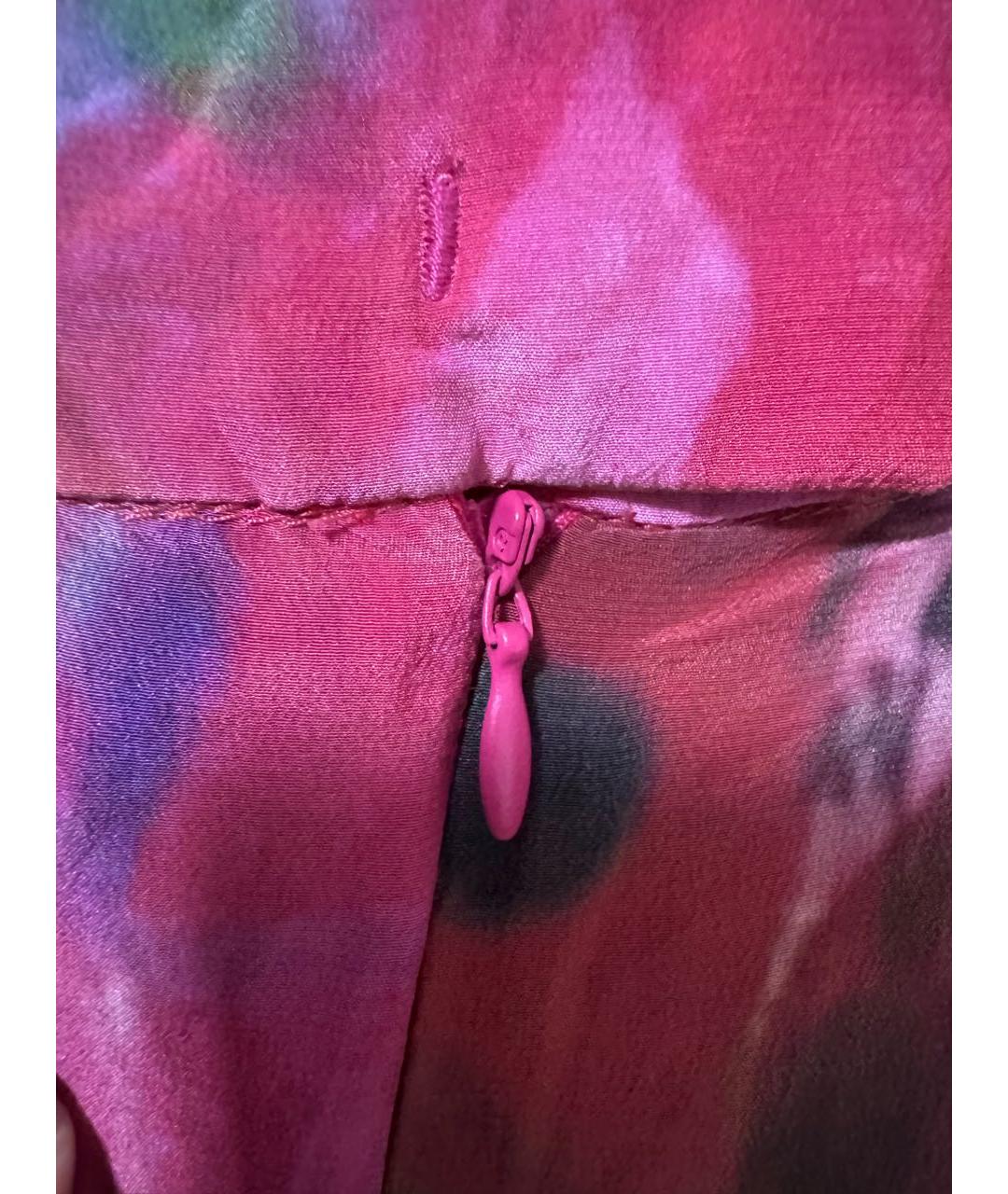 ICEBERG Мульти шелковые брюки широкие, фото 5