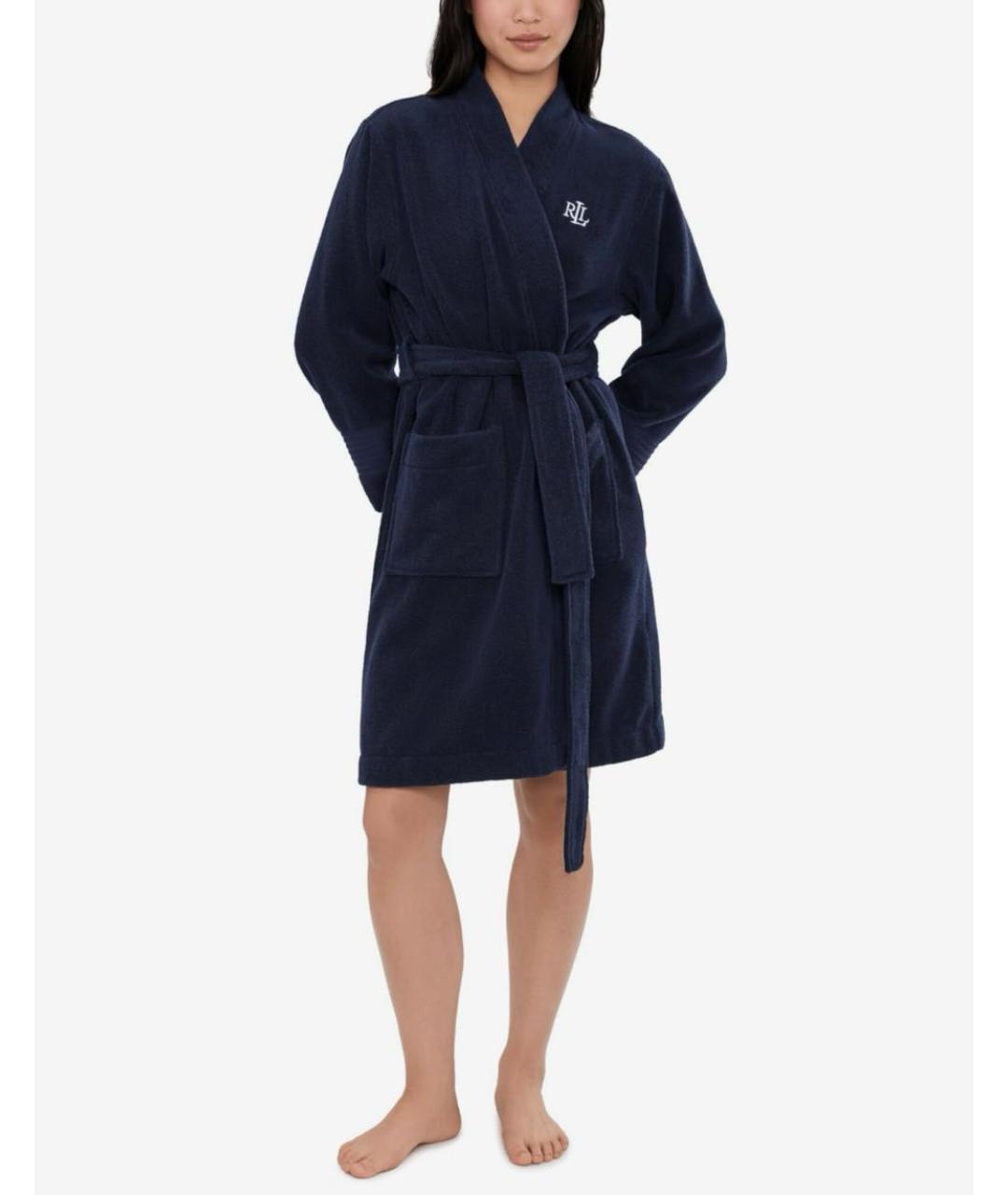 RALPH LAUREN Темно-синий халаты, фото 6
