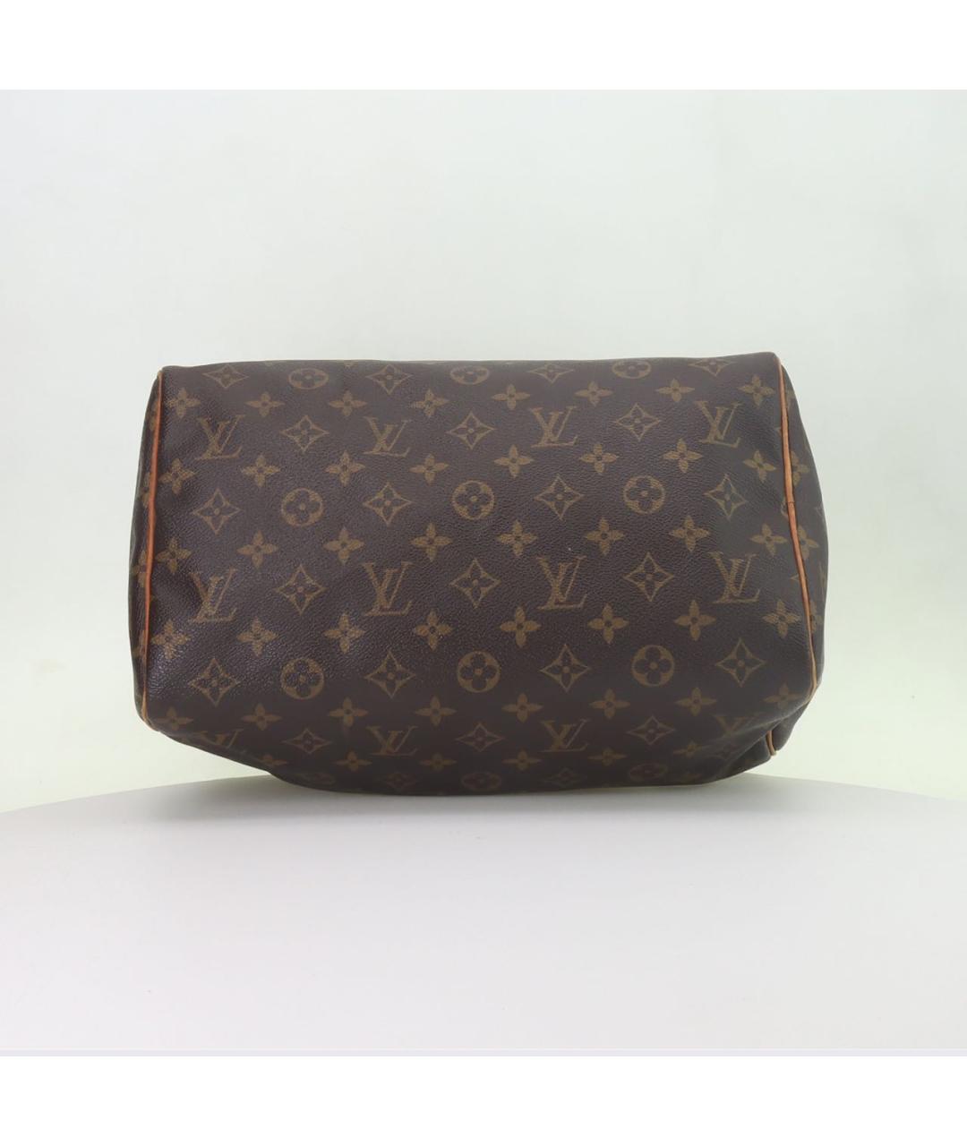 LOUIS VUITTON Коричневая канва сумка с короткими ручками, фото 5
