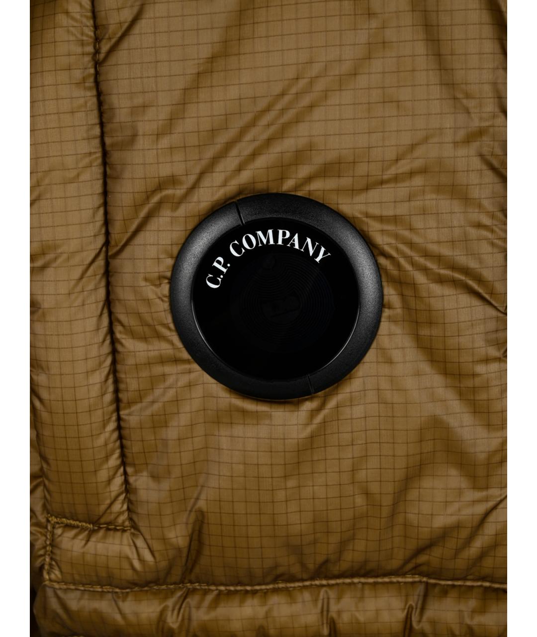 CP COMPANY Коричневая полиамидовая куртка, фото 3