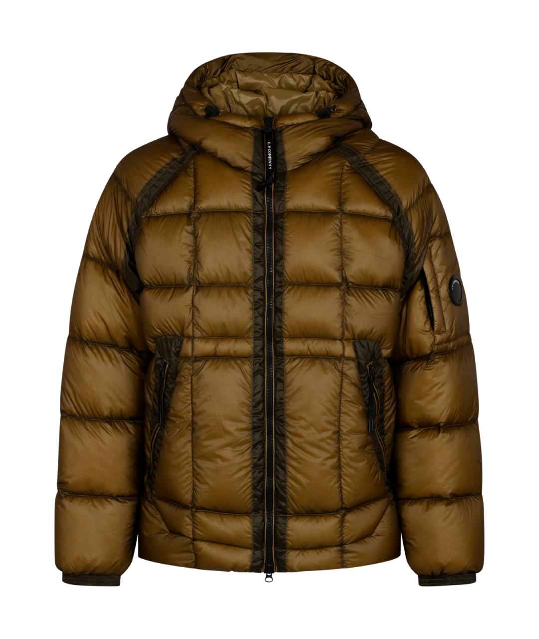 CP COMPANY Коричневая полиамидовая куртка, фото 1