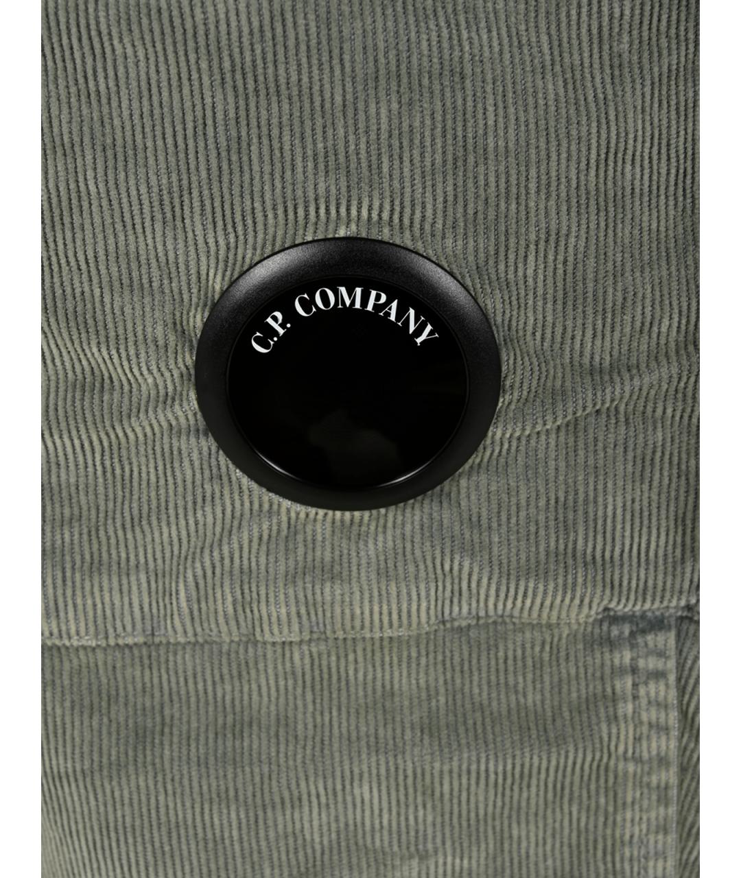CP COMPANY Серые хлопковые повседневные брюки, фото 3