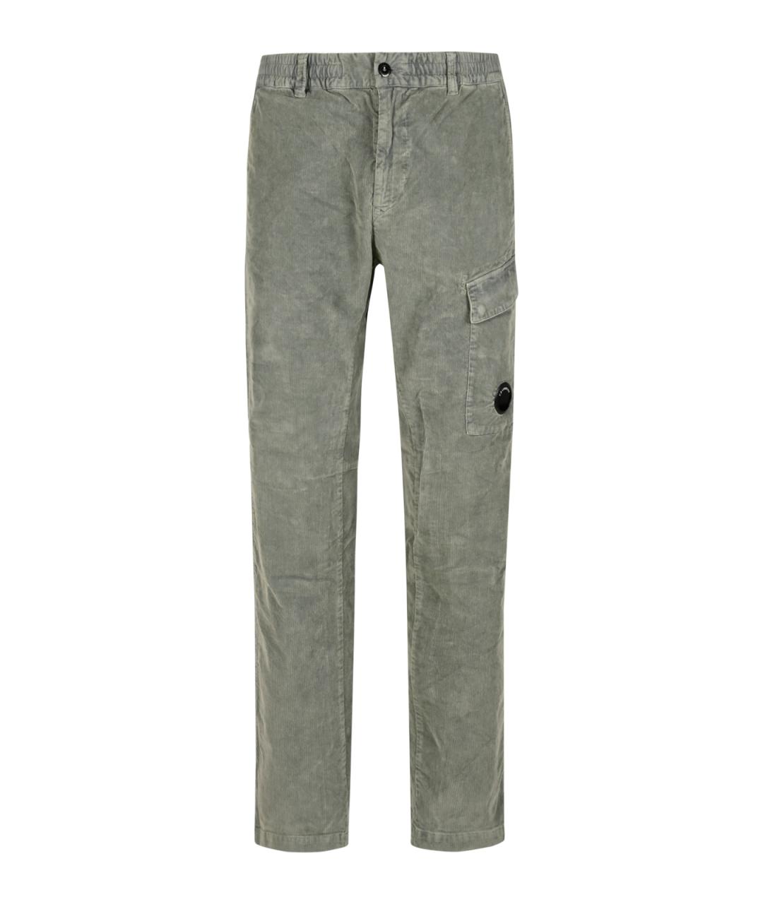 CP COMPANY Серые хлопковые повседневные брюки, фото 1