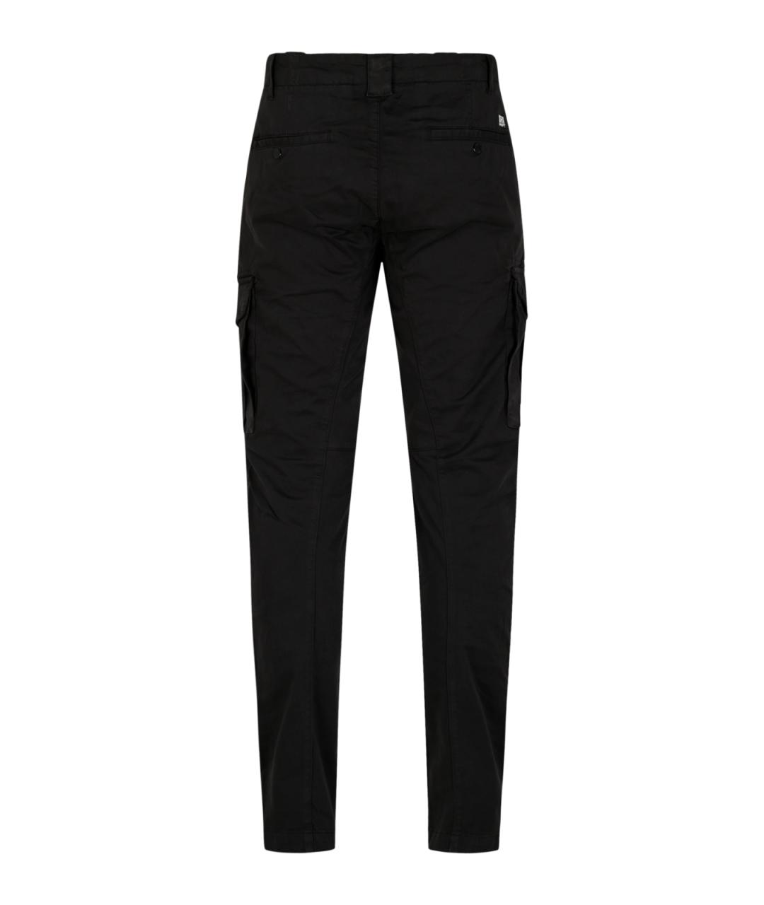CP COMPANY Черные хлопковые повседневные брюки, фото 2