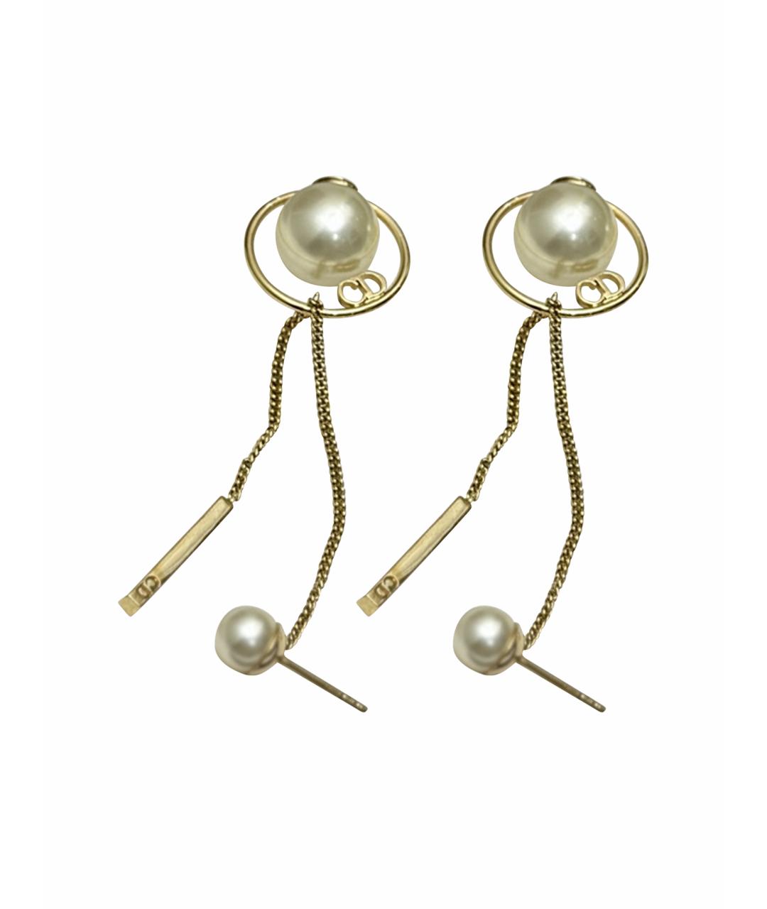 CHRISTIAN DIOR Золотые серьги, фото 1