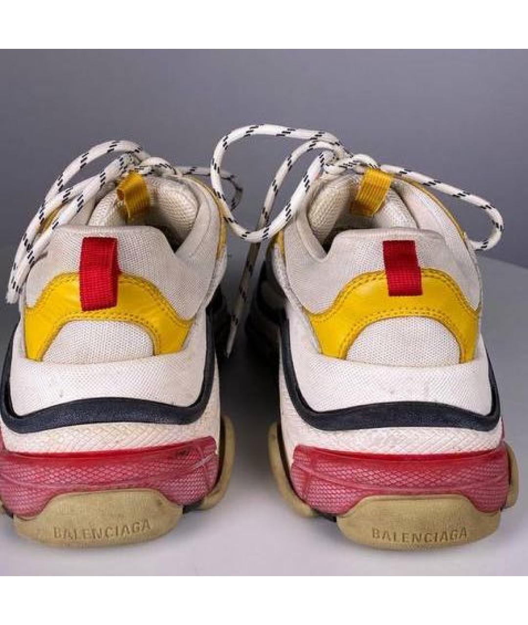 BALENCIAGA Мульти текстильные кроссовки, фото 4