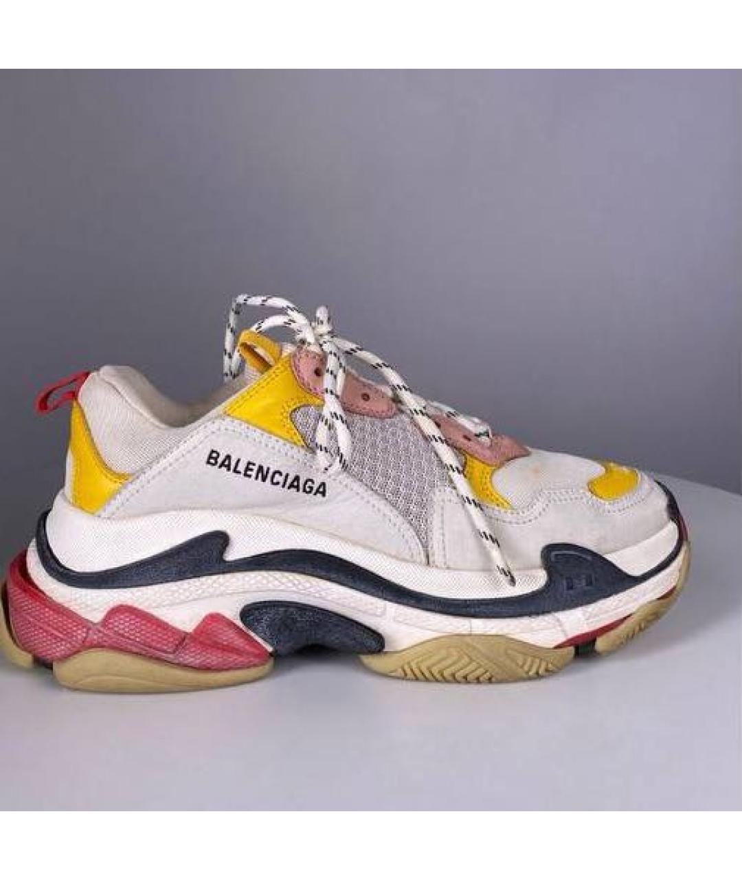 BALENCIAGA Мульти текстильные кроссовки, фото 6