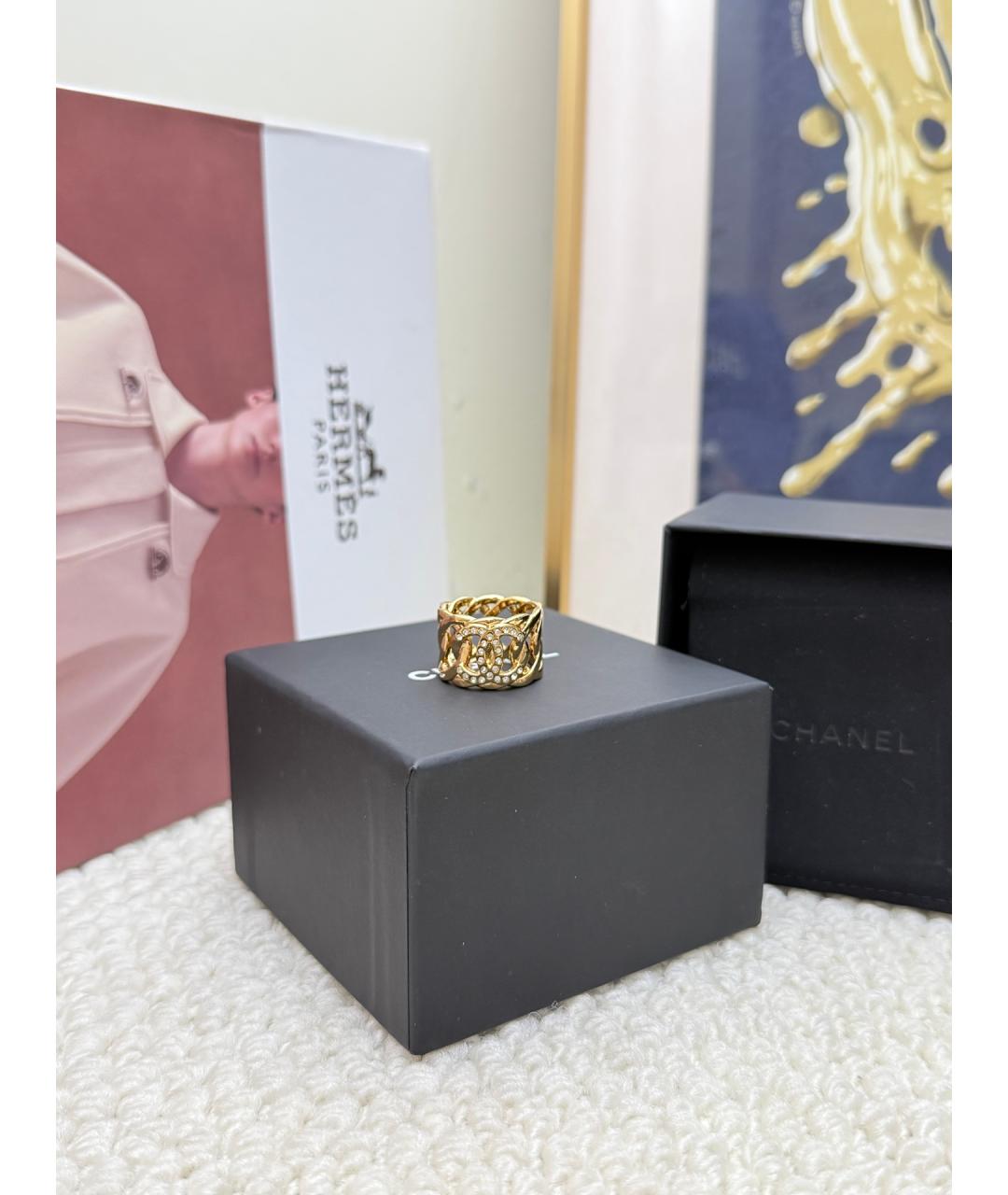 CHANEL Золотое кольцо, фото 2