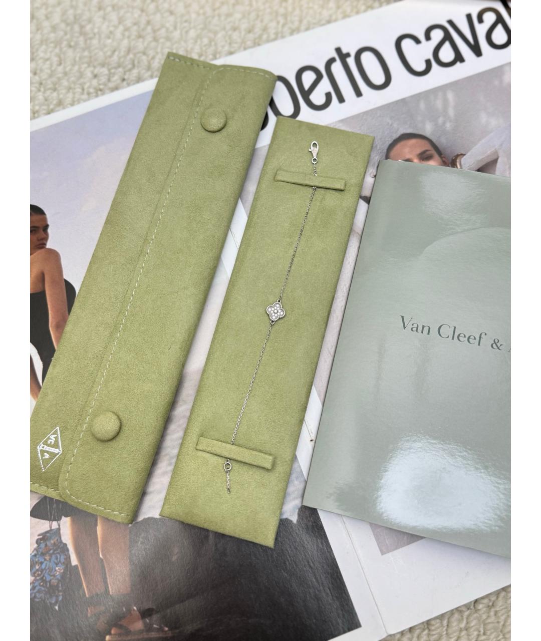 VAN CLEEF & ARPELS Серебряный браслет из белого золота, фото 6